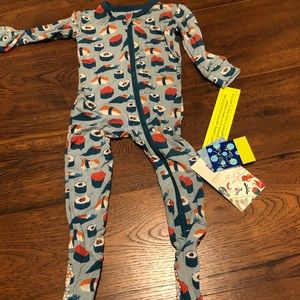 NWT. Kickee pants footed pajamas